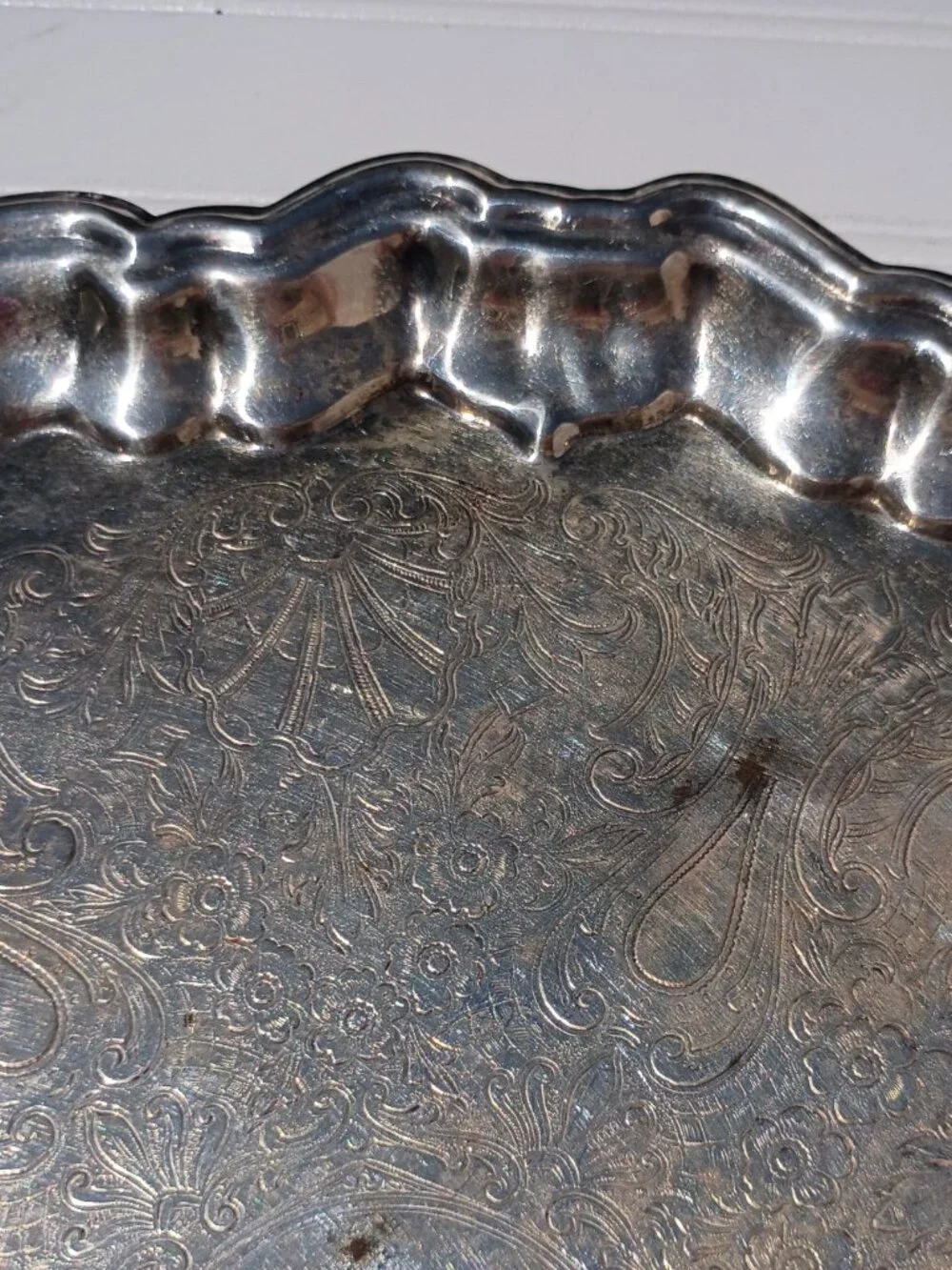 Vintage Silverplate Serving Tray Platter 16